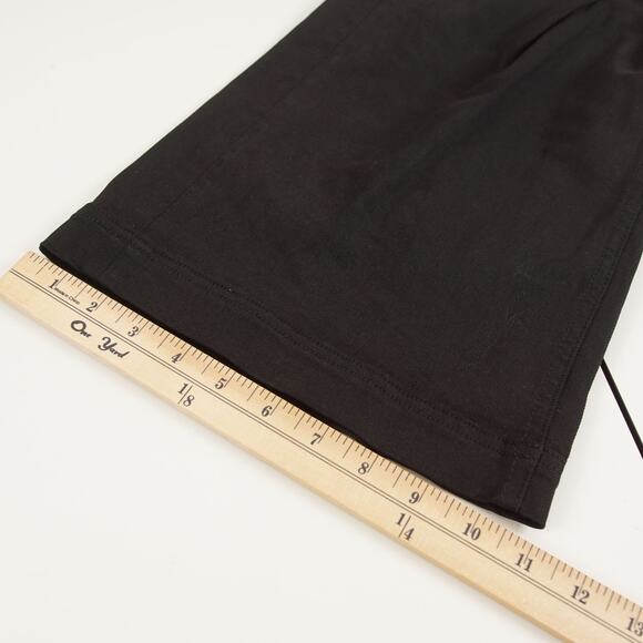 Everlane Black Cropped Wide Leg Heavy Cotton Pants Womens Sz 0 - Picture 8 of 12